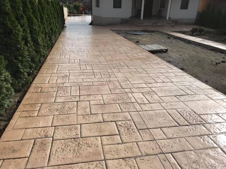 Alee - model ardezie bej - beton amprentat
